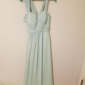 Bill Levkoff Mint Green Bridesmaid Dress